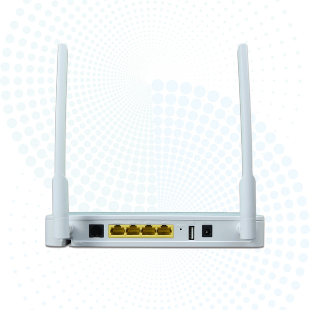 ONU Model F670L Gpon 4GE+1USB+1Tel+WIFI2.4/5G Dual Band ONT Router Dual-Band WiFi Fiber Optic Equipment