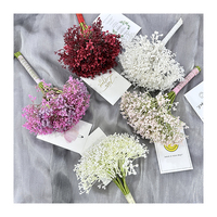 Bouquet fleurs babybreath fleurs colorées babybreathe pour mariage ou décoration de maison