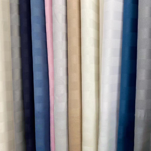 ผ้าปูที่นอนลายทางโพลีเอสเตอร์เนื้อผ้านุ่มสบายผิว ทนทาน เหมาะสำหรับใช้ในบ้านและโรงแรม - Product Image 3