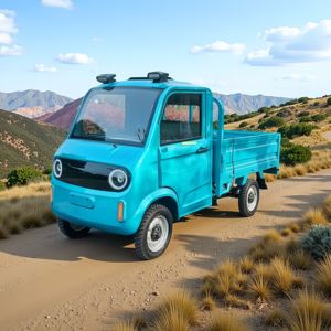 Vehículo chino de nueva energía, camioneta <span class=keywords><strong>el</strong></span>éctrica de larga duración con batería de 60V, Buggy de carga de transporte de bajo costo - Product Image 4