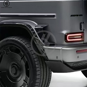 Rejillas de Ventilación Laterales de Fibra de Carbono Seca con Acabado Brillante y Tejido Twill, Fácil Instalación para G Wagon W465 G63 G500 2025 - Product Image 6