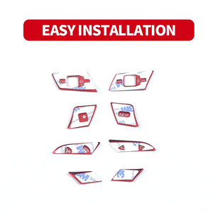 <span class=keywords><strong>2021</strong></span> <span class=keywords><strong>Audi</strong></span> <span class=keywords><strong>A3</strong></span> A4 A5 OEM accesorios interiores automotriz aleación de aluminio volante botón pegatinas Kits - Product Image 6