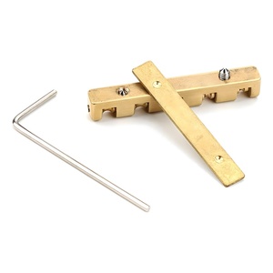 Servicios de <span class=keywords><strong>mecanizado</strong></span> CNC, Bola de rodillo de latón, tuerca de guitarra, 5 cuerdas, alambre de acero inoxidable, accesorio EDM para guitarra eléctrica - Product Image 5