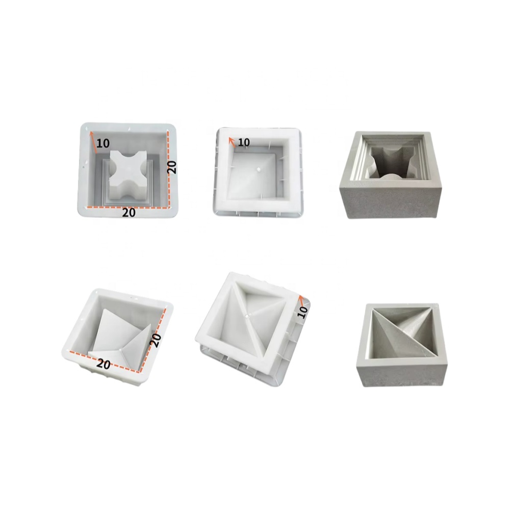 Moule à Briques Béton 60 Cm – Blocs Creux Imbriqués, Moule En Plastique, Neuf