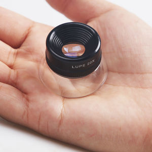 BIJIA 20x portatile portatile ad alta definizione lente ottica lente lente cilindrica plastica di valutazione di vetro - Product Image 6