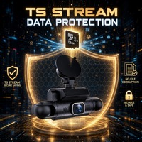 Caméra embarquée 2K à quatre objectifs avec Wi-Fi intégré, contrôle par application, écran IPS 3 pouces, Type-C, 128 Go, enregistrement en boucle H.265, enregistreur vidéo G, garantie 1 an