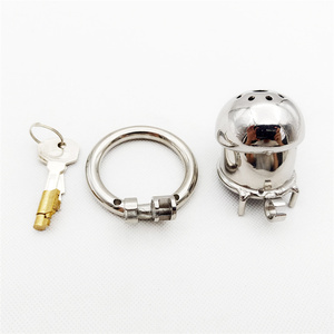 男性不锈钢公鸡笼带带刺防脱环贞洁装置环带隐形新锁性玩具 - Product Image 5