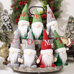 Noël Tricot Chapeau Alphabets Rudolph <span class=keywords><strong>Action</strong></span> Figure Ornements-Maison Décoration <span class=keywords><strong>De</strong></span> Table Fête <span class=keywords><strong>De</strong></span> Vacances Cadeaux D'anniversaire - Product Image 2