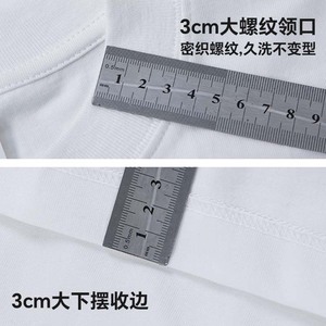T-shirt Homme Oversize en Coton Pur, Col Rond, Manches Courtes, Style Américain, Coupe Ample, Tenue Décontractée - Product Image 2