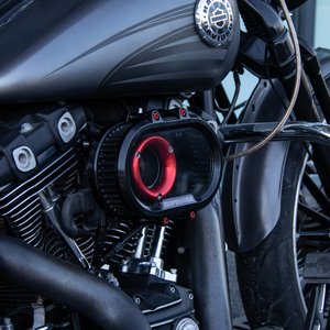 Filtro de Aire Rojo para Harley 18+ Softail 107/114/117 Fatboy Breakout Street <span class=keywords><strong>Bob</strong></span> 17+ Touring 107/114 Road <span class=keywords><strong>King</strong></span> Street Glide Trike - Product Image 2