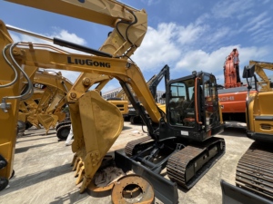 Nouvelle mini-excavatrice sur chenilles Liugong 906F de 6 tonnes, moteur d'origine, godet de 0,21 m³, pelle hydraulique compacte. - Product Image 6
