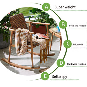 <span class=keywords><strong>เก้าอี้</strong></span>กลางแจ้งไม้สักและหวายสไตล์จีน,<span class=keywords><strong>เก้าอี้</strong></span><span class=keywords><strong>โยก</strong></span>สำหรับกลางแจ้งใช้ในสวนระเบียงอาบแดด - Product Image 2