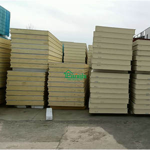 Panneau sandwich galvanisé Matériau de toiture Construction d'entrepôt Panneau sandwich en pu résistant à la corrosion - Product Image 1