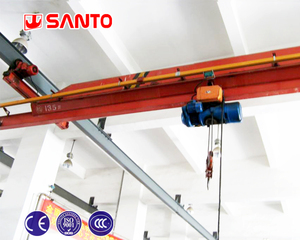 Pont roulant électrique à poutre unique à vendre Palan électrique à moteur avec télécommande et toit supérieur - Product Image 6