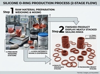 Chinesischer Hersteller Liefert AS568 Metrische Gummi-O-Ringe NBR FKM EPDM Silikon Hydraulische Mechanische Dichtungsringe OEM