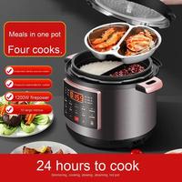 5L double Pot autocuiseur électrique grande capacité Intelligent multi-fonction marmite et cuiseur à riz en gros