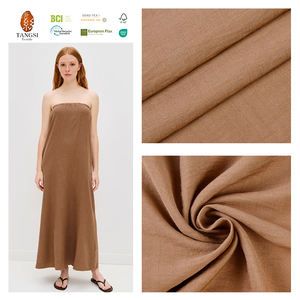 Venta caliente CALLED <span class=keywords><strong>NINA</strong></span> Rayon Nylon tejido liso teñido moda ropa tela para ropa - Product Image 1