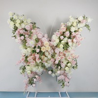 Nouvelle Guirlande de Fleurs Artificielles Réalistes en Soie (Roses et Pivoines) pour Décoration Florale sur Pied, Mariages, Événements, Tables et Salons