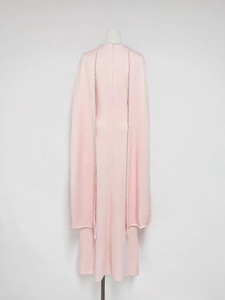 Nouvelle <span class=keywords><strong>Robe</strong></span> Longue à Manches Longues pour Femme, Collection Automne Hiver 2025, Design Élégant, Perlage Luxueux, Style Français Raffiné, Couleur Unie, Idéale pour les Soirées - Product Image 3