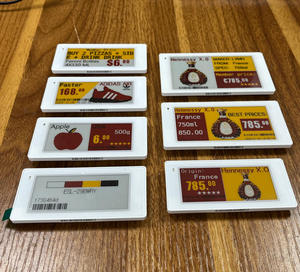 ป้ายราคาอิเล็กทรอนิกส์ E Ink ขนาด 1.54 นิ้ว/2.13 นิ้ว/2.6 นิ้ว/2.9 นิ้ว/4.2 นิ้ว/7.5 นิ้ว พร้อม NFC ESL สำหรับใช้ในห้างสรรพสินค้า - Product Image 1