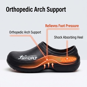 Sabots <span class=keywords><strong>de</strong></span> Chef Anti-Fatigue en Gros, Chaussures <span class=keywords><strong>de</strong></span> Cuisine Orthopédiques à Soutien <span class=keywords><strong>de</strong></span> Voûte Plantaire pour Hommes et Femmes, Chaussures <span class=keywords><strong>de</strong></span> Travail Souples en EVA pour Hôpitaux et Soins Infirmiers Professionnels - Product Image 4
