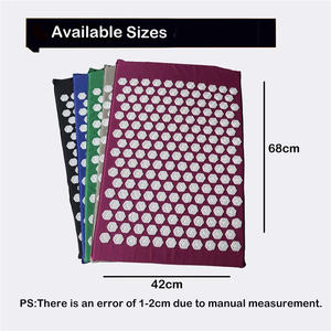 Premium Thuisgebruik Katoenen Lotus Spike Yoga & Acupressuurmat Custom Logo Voet Acupunctuur Massagemat - Product Image 4