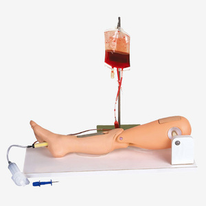 Simulador de entrenamiento de perforaciones y venipuntura, simulador de infusión intraósea para piernas - Product Image 1
