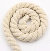 Personnalisé 3 Brins Twist 20mm 100% Corde en fil de coton Emballage souple Cordes en macramé
