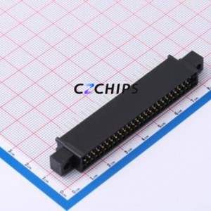 ED50MEBGFBK Gold Finger Connector Through hole Component (THT),P=2.54mm Connector EDGE SLOT 2.54mm 50P Through Hole - Product Image 1