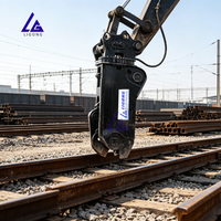 Cisaille à rail pour excavatrice, testée CE, qualité garantie, rendement maximal, lames extra durables, coupe de tête de rail