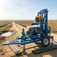 Ventes directes d'usine dreel machines 150m plate-forme de forage de puits d'eau plate-forme de forage de puits profonds adaptée aux fermes de construction