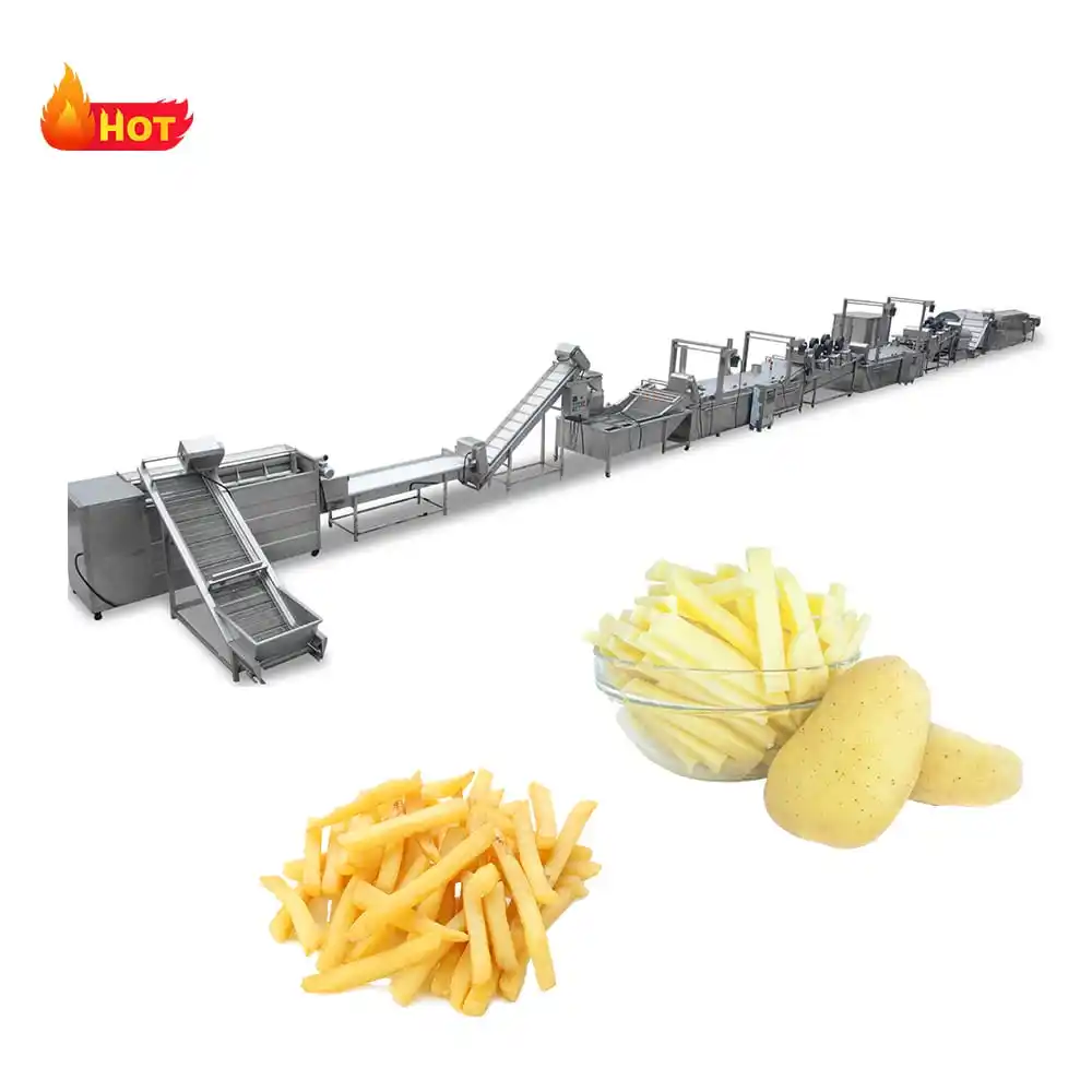 Automatic Snack Food Manufacturing Machinery Potato Chip Machine New Potato Chips French Fries Production Line