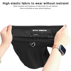 RIDERACE Cagoule de cyclisme en soie glacée respirante coupe-vent rafraîchissante pour <span class=keywords><strong>VTT</strong></span> et vélo de route, masque intégral, bonnet et masque de cyclisme - Product Image 3