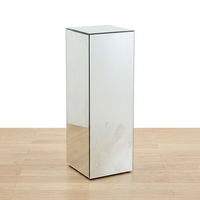 Support de plantes en bois miroir moderne, en forme de cube, pour salon et hôtel