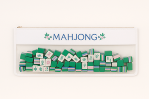 Borsa per Mahjong Americana Multicolore Lilla, Rossa e Verde con Cerniera di Qualità e Ricamo Personalizzabile - Product Image 4