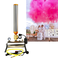 Machine de salut de scène à haute altitude, télécommandée électriquement, en acier inoxydable, pour pulvérisation de papier électronique, 100W, multi-prises