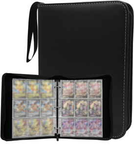 Xách tay 9-túi 50 trang 900 Túi thẻ chất kết dính không thấm nước PU Zip Dây Kéo Con dấu cho giao dịch thể thao Trò chơi thẻ Bộ sưu tập Album - Product Image 1