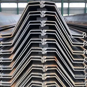 Aisi Astm A52 SY390 SY295 SP-III U Shape Cold Rolled Steel Sheet Piling Z Type Cold Formed Steel Pile Factory Price