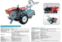 10hp 12hp 15hp 25hp traktor jalan kuat diesel kecil Sisang Mini berjalan di belakang traktor