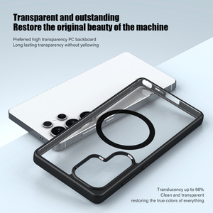 Ultima custodia per telefono Anti-goccia di ricarica Wireless trasparente all'ingrosso per <span class=keywords><strong>Samsung</strong></span> S25 Ultra Trending Cover posteriore - Product Image 3