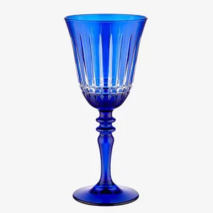 <span class=keywords><strong>Copas</strong></span> de Vino Modernas con Diseño Ondulado, <span class=keywords><strong>Cristal</strong></span> Tallado de Color Vintage, <span class=keywords><strong>Copas</strong></span> de Vino Coloridas en Verde, Rosa, <span class=keywords><strong>Rojo</strong></span> y Azul - Product Image 5