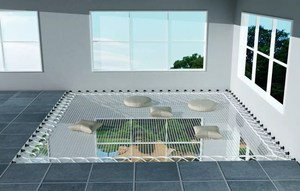 Redes de seguridad para interiores y hamacas con malla de polipropileno/poliéster/nailon de 5x5 cm, protección anticaídas, servicio de corte - Product Image 4