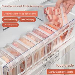 Transparent Frozen Meat Storage <b>Container</b> Stackable Food Preservation Box for <b>Refrigerator</b> Freezer Kitchen Organization - Product Image 4