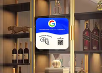 Etiqueta Adhesiva Acrílica Impermeable de 13.56mhz para Reseñas de Google, Etiqueta NFC para Mesa