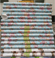 Nappe en PVC Offre Spéciale en rouleau nappe en PVC en plastique avec dos en non-tissé couverture de table en PVC nappes lavables nappe en tissu