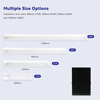 Lumière linéaire solaire LED haute luminosité 48W IP65 Tri-Proof à économie d'énergie pour l'éclairage extérieur des garages et entrepôts