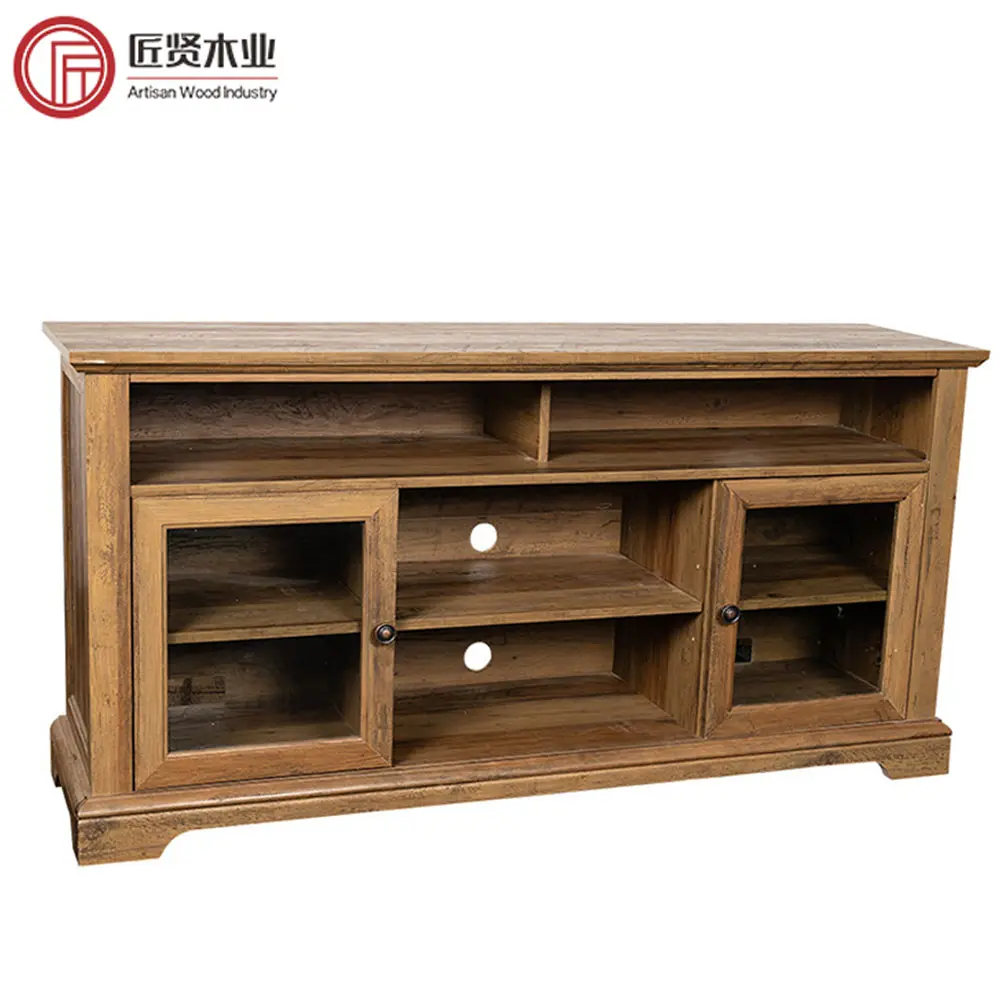 60 Inch New Living Room Furniture Sets Modern Wood Wooden Media Entertainment Console Center Television TV Cabinet