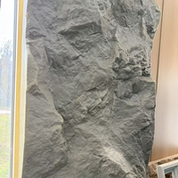Panneau mural en pierre artificielle 3D moderne, imperméable, en mousse PU ignifuge, écologique, épaisseur 10-50 mm, grande dalle pour villa, hôtel, salle de bain