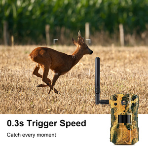 4G LTE 0.3s temps de déclenchement 128GB cellule de Vision nocturne <span class=keywords><strong>cellulaire</strong></span> cerf jeu de suivi de la faune Wildkamera piège Trail <span class=keywords><strong>chasse</strong></span> caméra solaire - Product Image 2