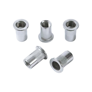 AOBO M3 M4 M5 M6 M8 M10 M12 Acier inoxydable 304 Ecrous rivets à tête plate - Product Image 1